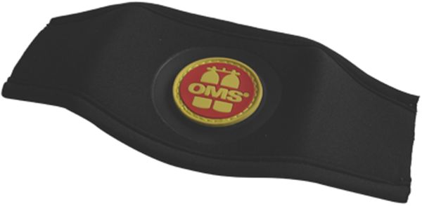 Mask strap cover with OMS Logo