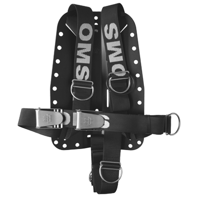 Continuous Weave (DIR) Harness System with Aluminum Backplate and Crotch strap
