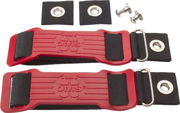 Mounting Straps Set (attaches to backplate or IQPack), for cylinders with 60mm (0,35L) dia. or les